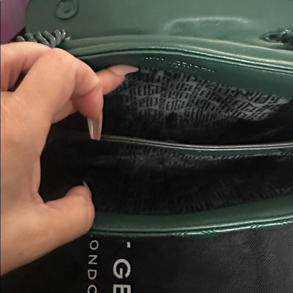 Kurt Geiger Dark Green Kensington Drench EUC - Picture 9 of 11